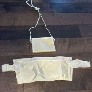 Samsonite Cream Waist and Neck Money Holder Set